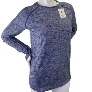 Sport Haley Womens LS NWT Blue Fallon Crewneck Golf Athletic Outdoor Top Size S